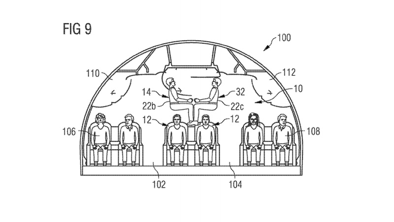 Illustration for article titled We Cannot Allow This Design for Acrobatic Airplane Seating to Become Real